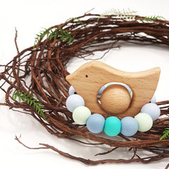 Tweet Teething Toy Blue