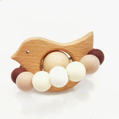 Tweet Teething Toy Neutral