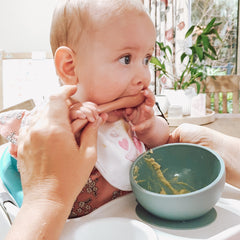 Silicone suction bowl & spoon set