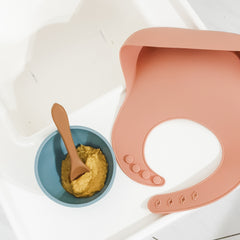 Silicone suction bowl & spoon set