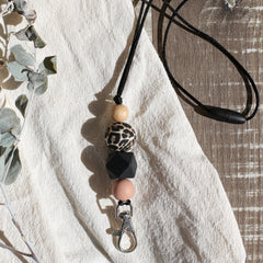 Teacher Lanyard Leopard