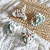 TRIPLET TEETHING TOY Eucalyptus