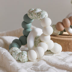 TRIPLET TEETHING TOY Eucalyptus