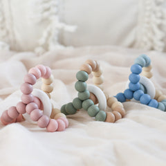 TRIPLET TEETHING TOY Neutrals