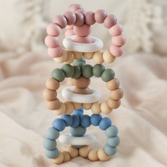TRIPLET TEETHING TOY Neutrals