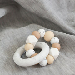 GLACIAL TEETHING TOY Granite