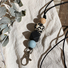 Teacher Lanyard Leopard