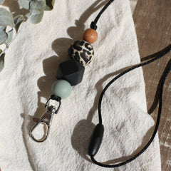 Teacher Lanyard Leopard