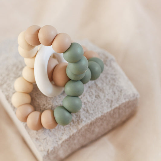 TRIPLET TEETHING TOY Neutrals