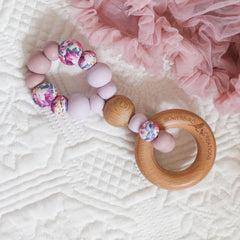 INFINITY TEETHING TOY Purple Roses