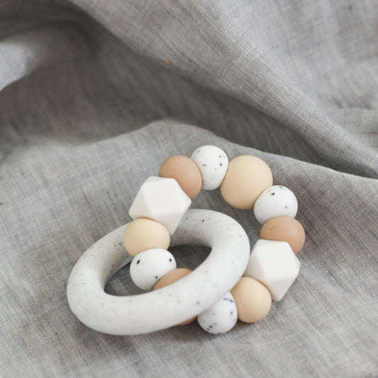 GLACIAL TEETHING TOY Granite