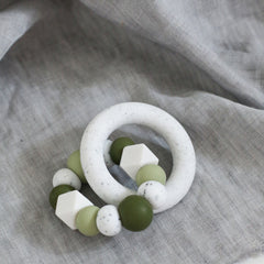 GLACIAL TEETHING TOY Granite