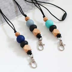 Teacher Lanyard - Blue/Black
