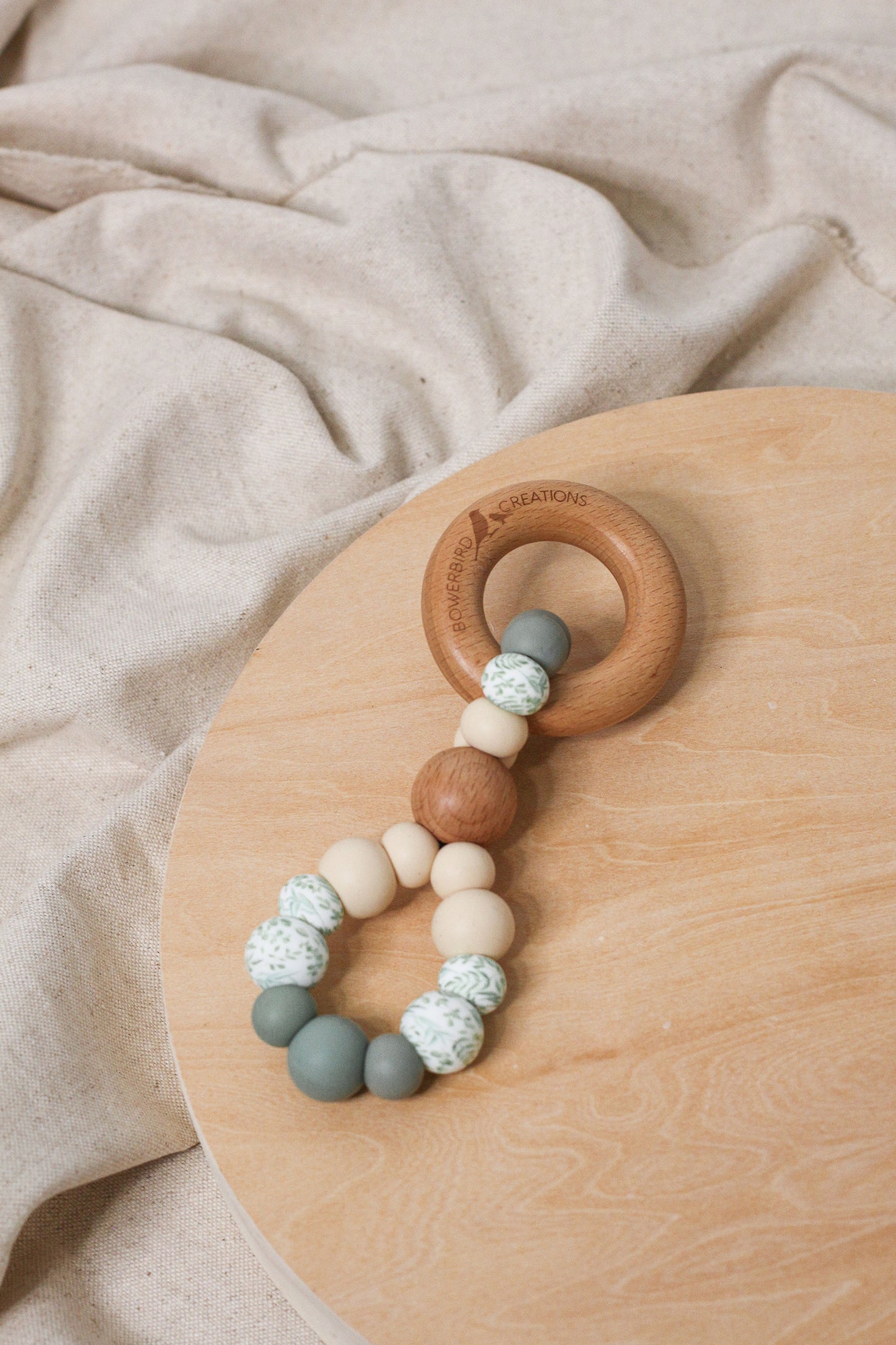 INFINITY TEETHING TOY Eucalyptus