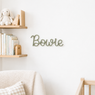 Personalised Knitted Wire Name Sign