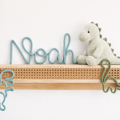 Personalised Knitted Wire Name Sign