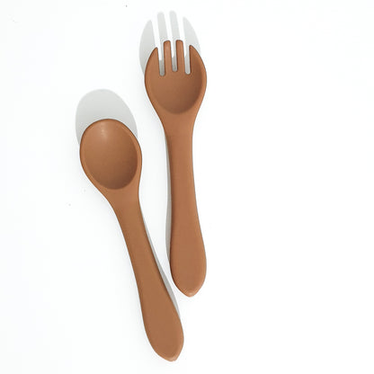 Silicone Fork & Spoon Set