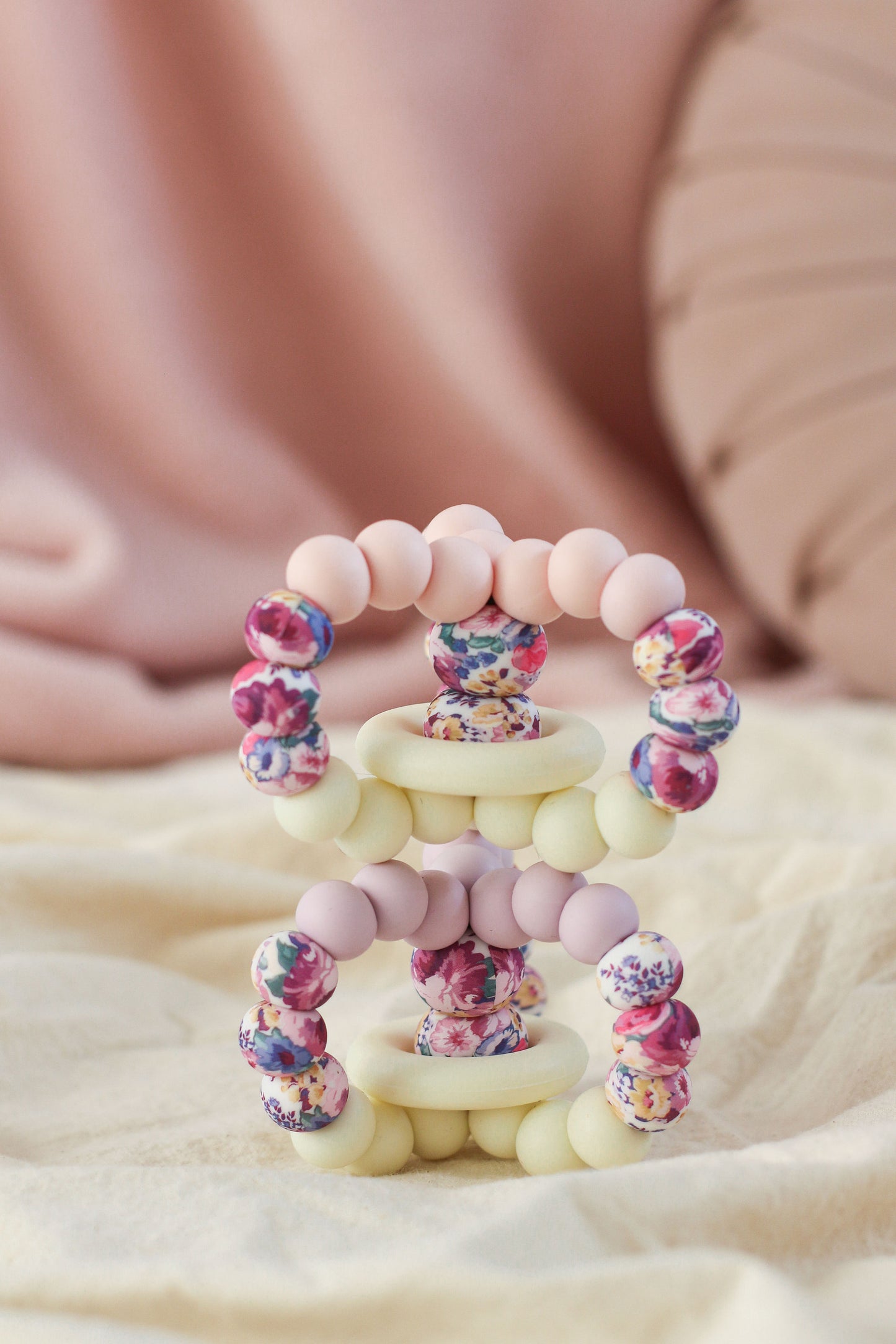 TRIPLET TEETHING TOY Roses