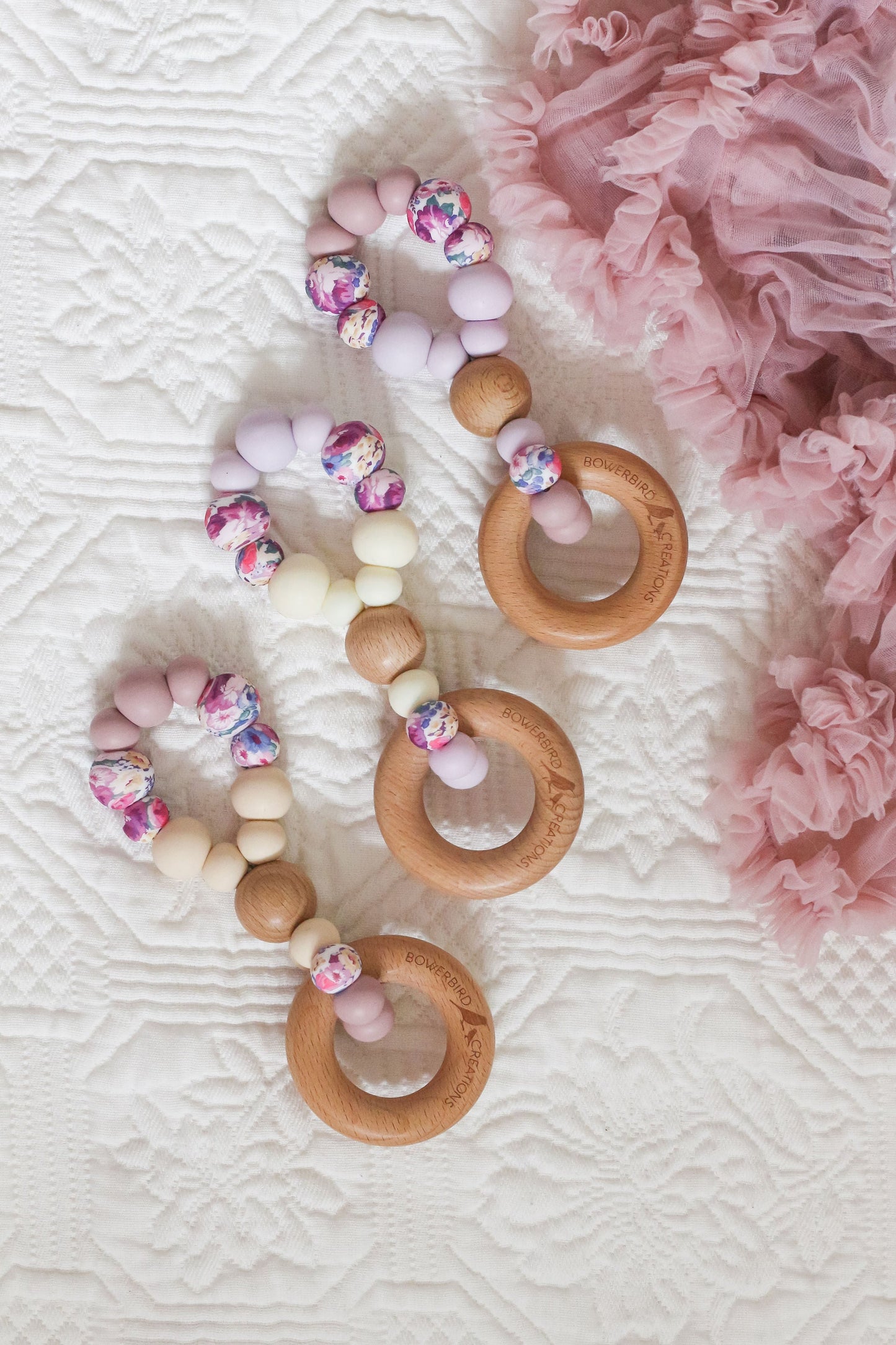 INFINITY TEETHING TOY Purple Roses