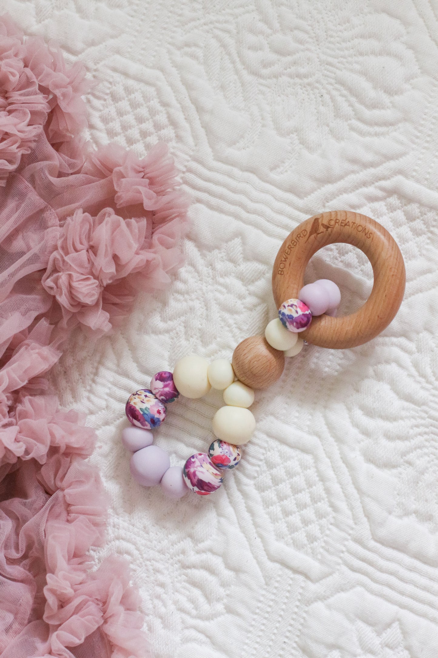 INFINITY TEETHING TOY Purple Roses