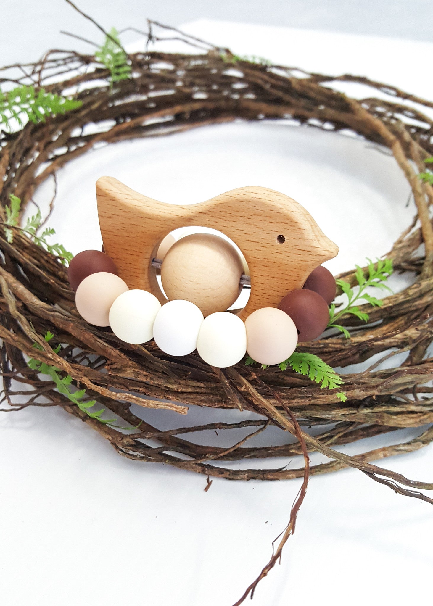 Rattle 'n' Tweet Teething Toy - Bowerbird Creations